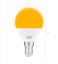 3W LED žárovka bez modré složky světla (baňka E14)
