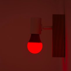 5W LED červená žárovka noční (E27)