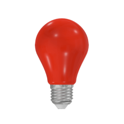 5W LED červená žárovka noční (E27)